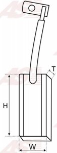 BX215(IKA) | AUTO STARTER | Szczotki do alternatora BX215(IKA) BX2152