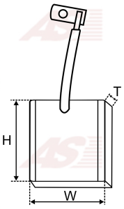 UD808714(BOSCH)SB | AUTO STARTER | Szczotki do rozrusznika UD808714(BOSCH)SB 