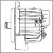 8TA2028E | PRESTOLITE LEECE NEVILLE | ALTERNATOR 12V 30A 8TA2028E 110-473