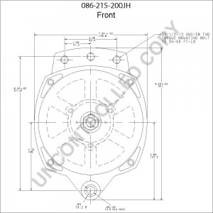 086-215-200JH | PRESTOLITE LEECE NEVILLE | ALTERNATOR 086-215-200JH 