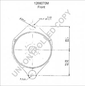 1268070M | PRESTOLITE LEECE NEVILLE | ALTERNATOR 1268070M 