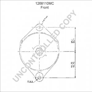 1268110MC | PRESTOLITE LEECE NEVILLE | ALTERNATOR 1268110MC 