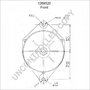 1268520 | PRESTOLITE LEECE NEVILLE | ALTERNATOR 1268520 