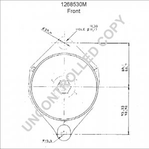 1268530M | PRESTOLITE LEECE NEVILLE | ALTERNATOR 1268530M 