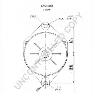 1268580 | PRESTOLITE LEECE NEVILLE | ALTERNATOR 1268580 