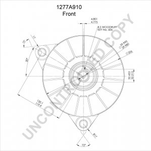 1277A910 | PRESTOLITE LEECE NEVILLE | ALTERNATOR 1277A910 