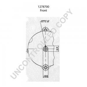 1278700 | PRESTOLITE LEECE NEVILLE | ALTERNATOR 1278700 