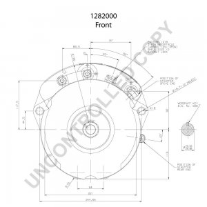 1282000 | PRESTOLITE LEECE NEVILLE | ALTERNATOR 1282000 