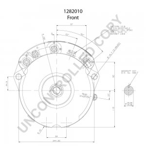 1282010 | PRESTOLITE LEECE NEVILLE | ALTERNATOR 1282010 