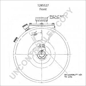 1285527 | PRESTOLITE LEECE NEVILLE | ALTERNATOR 1285527 