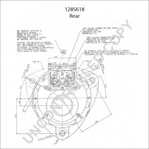 1285618 | PRESTOLITE LEECE NEVILLE | ALTERNATOR 24V 180A 1285618 1285618