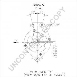 20100777 | PRESTOLITE LEECE NEVILLE | ALTERNATOR 12V 60A 20100777 20100777