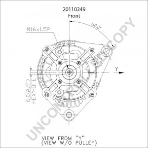 20110349 | PRESTOLITE LEECE NEVILLE | ALTERNATOR 12V 90A 20110349 20110349