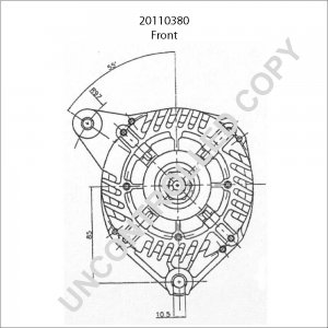 20110380 | PRESTOLITE LEECE NEVILLE | ALTERNATOR 12V 80A 20110380 20110380