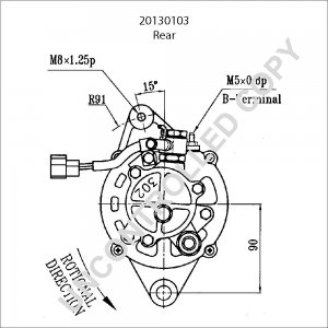 20130103 | PRESTOLITE LEECE NEVILLE | ALTERNATOR 12V 70A TOYOTA HIACE 20130103 20130103