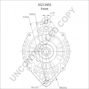 35213955 | PRESTOLITE LEECE NEVILLE | ALTERNATOR 35213955 