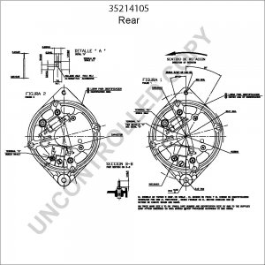 35214105 | PRESTOLITE LEECE NEVILLE | ALTERNATOR 35214105 