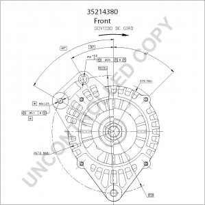 35214380 | PRESTOLITE LEECE NEVILLE | ALTERNATOR 35214380 