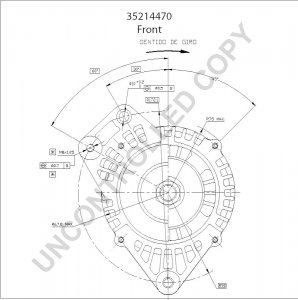 35214470 | PRESTOLITE LEECE NEVILLE | ALTERNATOR 35214470 