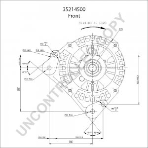 35214500 | PRESTOLITE LEECE NEVILLE | ALTERNATOR 35214500 