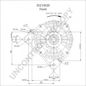 35214520 | PRESTOLITE LEECE NEVILLE | ALTERNATOR 35214520 