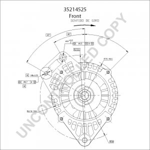 35214525 | PRESTOLITE LEECE NEVILLE | ALTERNATOR 35214525 