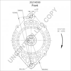 35214550 | PRESTOLITE LEECE NEVILLE | ALTERNATOR 35214550 