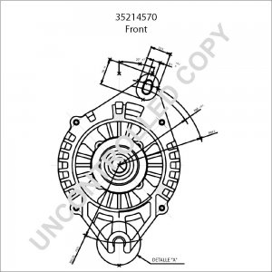 35214570 | PRESTOLITE LEECE NEVILLE | ALTERNATOR 35214570 