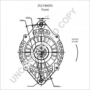 35214605S | PRESTOLITE LEECE NEVILLE | ALTERNATOR 35214605S 