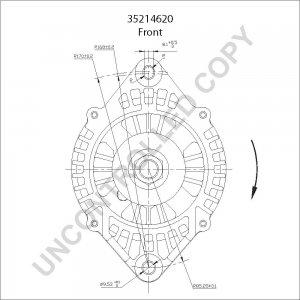 35214620 | PRESTOLITE LEECE NEVILLE | ALTERNATOR 35214620 