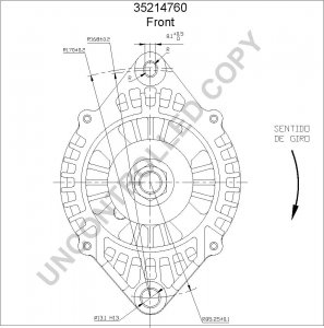 35214760 | PRESTOLITE LEECE NEVILLE | ALTERNATOR 35214760 