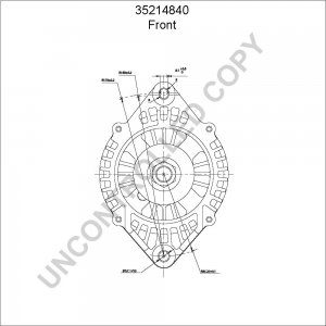 35214840 | PRESTOLITE LEECE NEVILLE | ALTERNATOR 35214840 