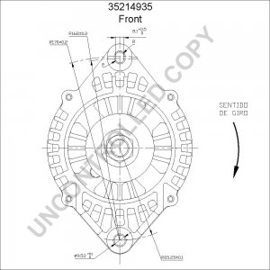 35214935 | PRESTOLITE LEECE NEVILLE | ALTERNATOR 35214935 