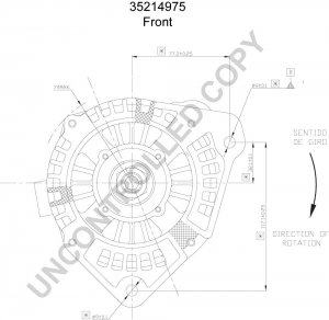 35214975 | PRESTOLITE LEECE NEVILLE | ALTERNATOR 35214975 