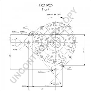 35215020 | PRESTOLITE LEECE NEVILLE | ALTERNATOR 35215020 