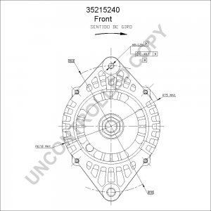 35215240 | PRESTOLITE LEECE NEVILLE | ALTERNATOR 35215240 