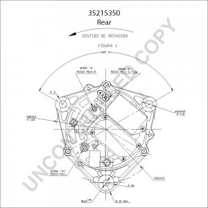 35215350 | PRESTOLITE LEECE NEVILLE | ALTERNATOR 35215350 