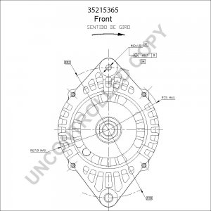 35215365 | PRESTOLITE LEECE NEVILLE | ALTERNATOR 35215365 