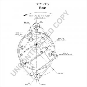 35215385 | PRESTOLITE LEECE NEVILLE | ALTERNATOR 35215385 