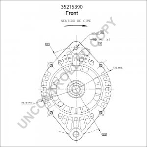 35215390 | PRESTOLITE LEECE NEVILLE | ALTERNATOR 35215390 