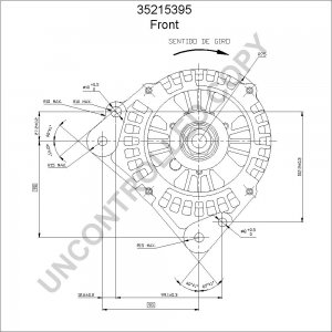 35215395 | PRESTOLITE LEECE NEVILLE | ALTERNATOR 35215395 