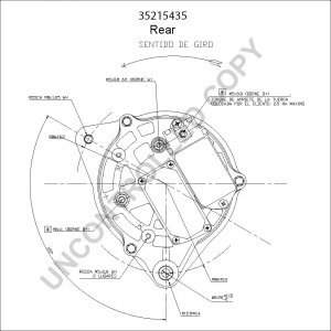 35215435 | PRESTOLITE LEECE NEVILLE | ALTERNATOR 35215435 