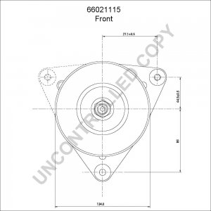 66021115 | PRESTOLITE LEECE NEVILLE | ALTERNATOR 66021115 