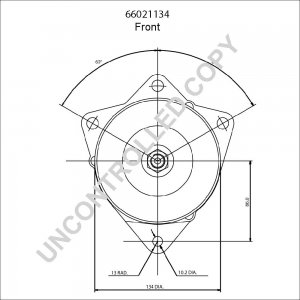 66021134 | PRESTOLITE LEECE NEVILLE | ALTERNATOR 66021134 