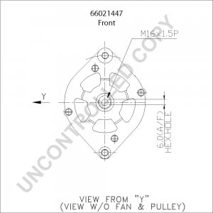 66021447 | PRESTOLITE LEECE NEVILLE | ALTERNATOR 12V 70A ALFA OPEL ASTRA 66021447 66021447