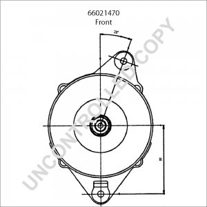 66021470 | PRESTOLITE LEECE NEVILLE | ALTERNATOR 66021470 