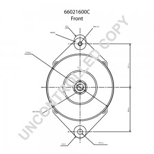 66021600C | PRESTOLITE LEECE NEVILLE | ALTERNATOR 66021600C 