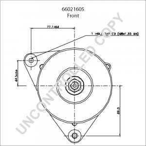 66021605 | PRESTOLITE LEECE NEVILLE | ALTERNATOR 66021605 