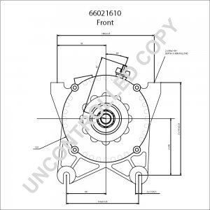 66021610 | PRESTOLITE LEECE NEVILLE | ALTERNATOR 66021610 