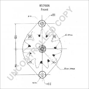 857606 | PRESTOLITE LEECE NEVILLE | ALTERNATOR 857606 